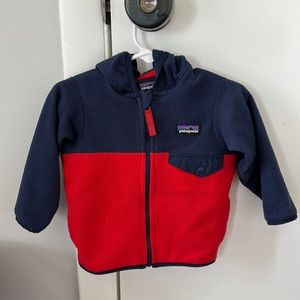 Like new Patagonia 6-12 month fleece jacket